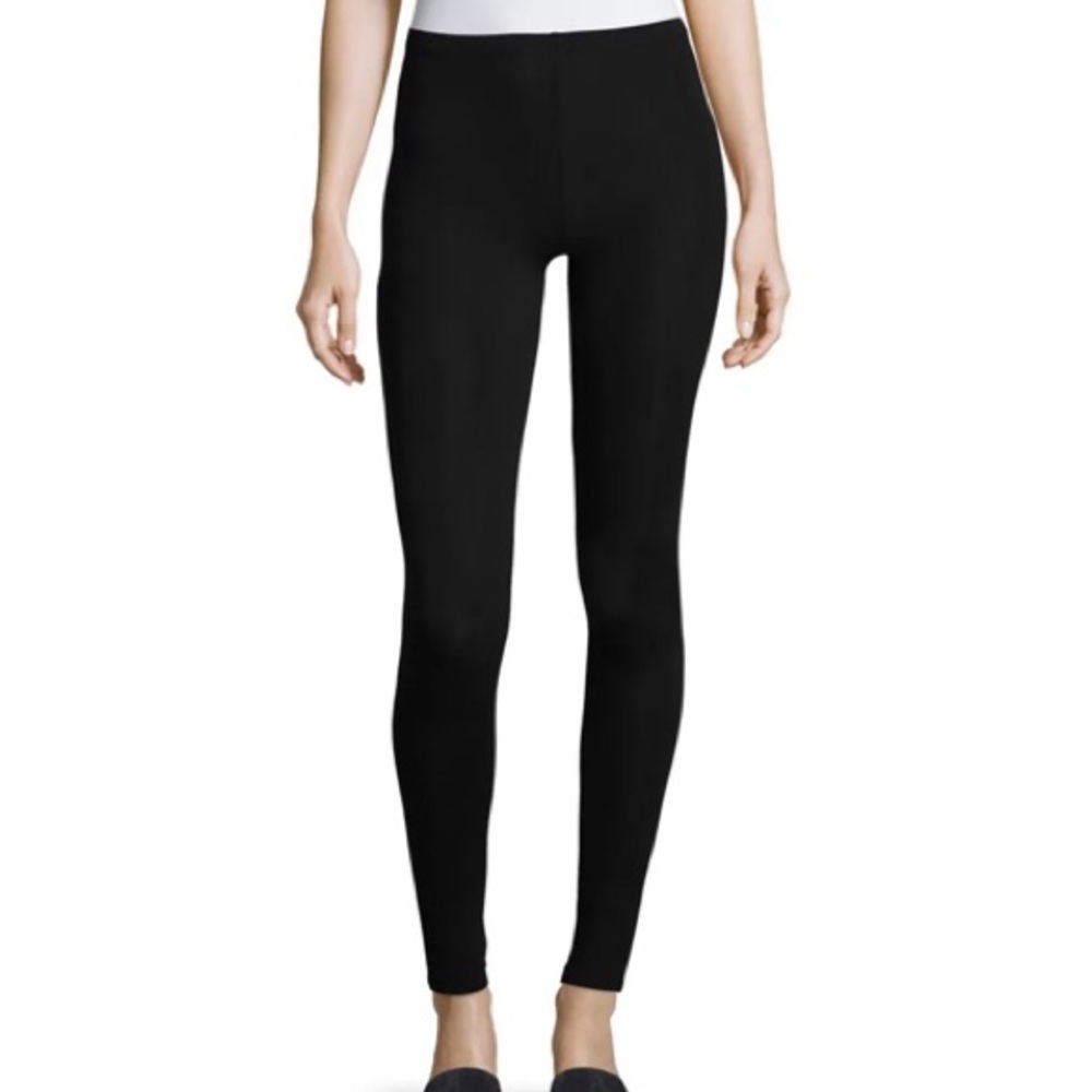 NWT Saks Fifth Avenue x Majesticfilatures Soft Touch Pocket Black Leggings XS